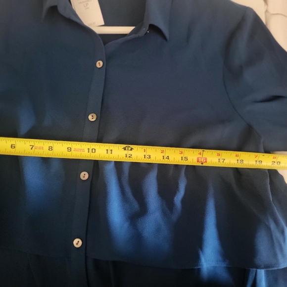 J.Jill Blue Blouse - Picture 4 of 12